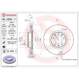 Set disc frana Citroen Berlingo (Er Ec) 06.18-, Berlingo Box (B9) 04.08-, Berlingo Box (K9) 06.18-, C4 Grand Picasso 2 (Da De) 09.13-, C4 Picasso I (, BREMBO