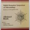 EIGHT ROMANIAN SYMPOSIUM ON PALAEONTOLOGY , ABSTRACT BOOK , 2011