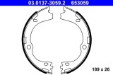 ATE 03.0137-3059.2 Set saboti frana, frana de mana