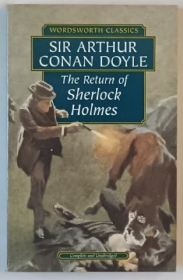 THE RETURN OF SHERLOCK HOLMES by SIR ARTHUR CONAN DOYLE , 1993, COPERTA BROSATA foto