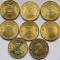 Set complet 8 monede 10 ruble 2012 Rusia, Towns of Martial Glory, unc-Aunc