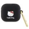 Husa Hello Kitty 3D Kitty Head pentru Apple AirPods 3, Neagra