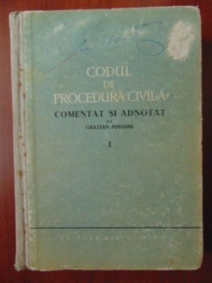 Codul de procedura civila vol1 foto