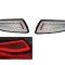 Set stopuri, lampa spate PORSCHE 911 (997), 09.2004-06.2008, partea stanga, dynamic indicator; LED; alb, crom, transparent; TUNING,