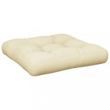 Cumpara ieftin Perna de paleti, crem, 60x61,5x10 cm, material textil