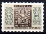 AUSTRIA 1966, Aniversari- 150 de ani - Banca Nationala, serie neuzata, MNH, Nestampilat
