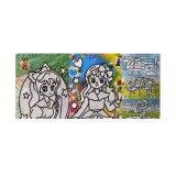 Set Creativ de Pictura cu Nisip, 5 Planse Ilustrate, 9 Recipiente cu Nisip Colorat, Activitate Educativa pentru Copii