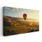 Tablou peisaj cu balon cu aer cald la apus Tablou canvas pe panza CU RAMA 70x140 cm