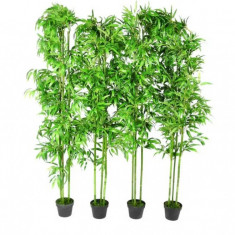 Set De 4 Bambuşi Artificiali Pentru Decor 190 cm 240016