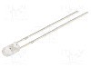 Dioda LED, 3mm, portocalie, 8400...10000mcd, 30mA, 2,1...2,6V DC, OPTOSUPPLY - OS5OKP3E31B