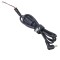 Cablu DC 4.0/1.7 mufa in unghi 0.5mm2 negru 1.2m AKYGA AK-SC-31