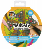 Carte de colorat - Mandale (galben) PlayLearn Toys, Grafix