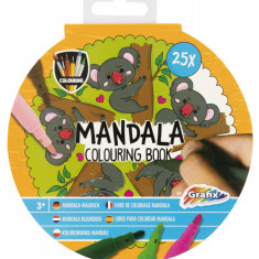 Carte de colorat - Mandale (galben) PlayLearn Toys