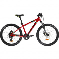 Bicicletă MTB Rockrider ST900 24" Roșu Copii 9-12 ani