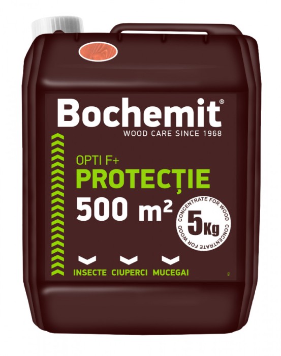 Grund lemn Bochemit Opti F+ 5Kg maro, anti insecte, ciuperci si mucegai