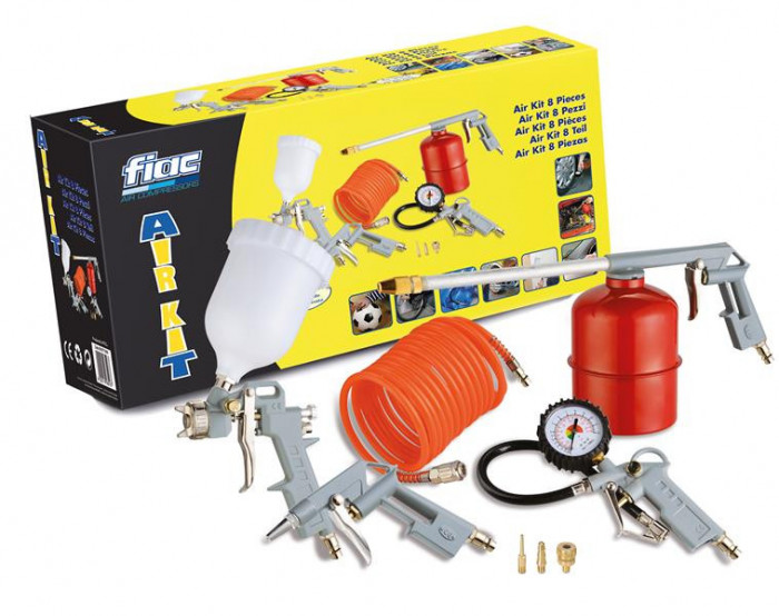 Kit Accesorii Aer Comprimat Fiac, 9 buc