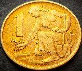 Cumpara ieftin Moneda 1 COROANA - RS CEHOSLOVACIA, anul 1980 * cod 3395, Europa