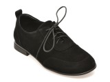 Pantofi EPICA negri, M1158, din piele intoarsa