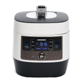 Cumpara ieftin Multicooker Heinner, 1000 W, 6 l, 14 programe, vas antiaderent detasabil, timer, presiune reglabila, display LED, Alb