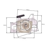 Demaror drujba - compatibil Stihl MS 170 2-MIX