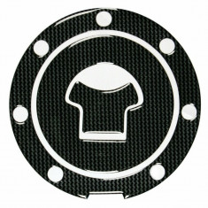 Autocolant protector pentru buson rezervor motocicleta, Carbon, Honda, 7 gauri LAMOT90005