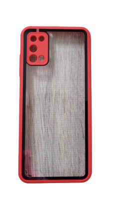 Huse siliconcu protectie camera slide Samsung Galaxy A03s ,Rosu foto