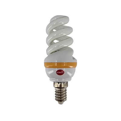 Bec economic spiralat, E14, 11W x 6400K, 660Lm, lumina rece foto