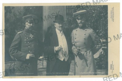 2875 - Regele FERDINAND &amp;amp; European Royalty - old postcard, real PHOTO - unused foto