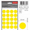 Etichete Autoadezive Color, D25 Mm, 100 Buc/set, Tanex - Galben