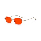 Cumpara ieftin Ochelari de soare pentru femei, SG091, Rosu/Auriu