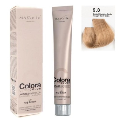 Blond foarte deschis auriu 9.3 Vopsea Colora MaXXelle cu extract de Goji 100 ML foto