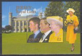 Jersey 2003 - A 21-a aniversare a nașterii Prințului William, Colita, MNH