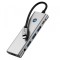 Hub USB-C Tech-Protect HB04, 1 x USB-A 3.0 - 2 x USB-A - 2 x USB-C - 1 x HDMI - 1 x SD - 1 x microSD - 1 x Jack 3.5mm, Gri