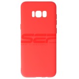 Husa TPU Matte Rosu pentru Samsung Galaxy S8 - Protectie Antiderapanta Premium