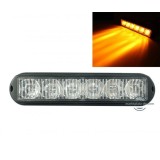 6 LED Lumina de avertizare intermitenta, urgenta camion chihlimbar stivuitor auto 12 / 24V