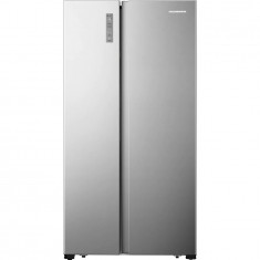 Side by side Heinner HSBS-520NFXF+, 519L, Full No Frost, Multi Air-Flow, Control touch, Inteligenta artificiala, Clasa F, H 178.6 cm, Inox