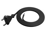 Cablu Electric 2x0,5mm&sup2; PVC 1,5m Negru 2,5A