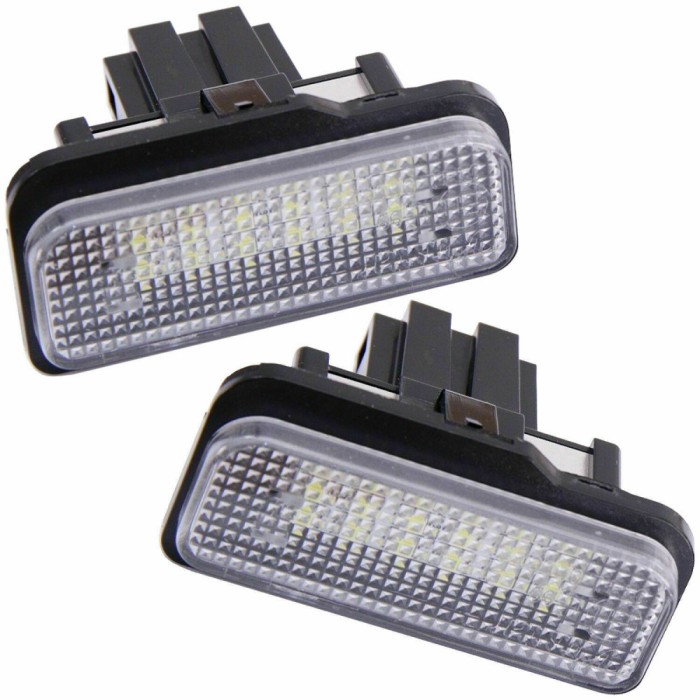 Lampi numar LED Mercedes E Class S211, W211, C Class S203 Break, CLS C219, SLK R171