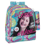 Ghiozdan si penar simplu SOY LUNA-BE FREE 33x42x14, Jad