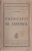George Calinescu - Principii de estetica (editie princeps), 1939, Alta editura