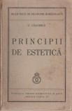 George Calinescu - Principii de estetica (editie princeps), 1939, Alta editura