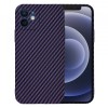 Husa pentru Apple iPhone 12, Techsuit, Carbonite FiberShell, Mov