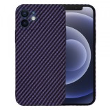 Husa pentru Apple iPhone 12, Techsuit, Carbonite FiberShell, Mov