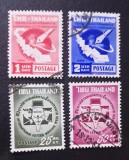 Thailanda 1961/1962 Săptăm&acirc;na Internațională a Scrisorilor Lot 4v Ștampilat / Neștampilat - A90