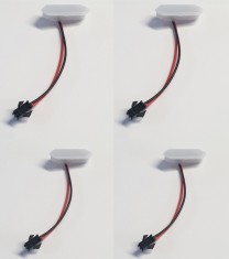 Set 4 leduri lumini de zi DRL pentru grila radiator Ford Ranger T7 2015, 2016, 2017, 2018 FRD4LED
