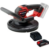 Einhell TP-DWS 18/225 Li BL PXC + Starter Kit - Slefuitor pentru pereti motor fara perii + Set 1 acumulator si incarcator Li-Ion 18 V 2.5 Ah