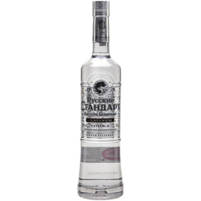 Vodca Russian Standard Platinum 0.7L, Alcool 40%, Vodca Pura Vodca de Calitate, Vodca Russian Standard, Russian Standard Vodca, Vodca Cocktails, Vodca foto