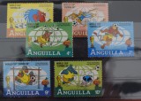 TS23/11 Timbre Serie Anguilla - Disney animatie, Stampilat