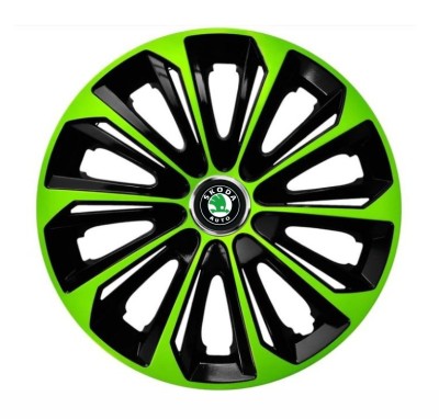 Set 4 capace roti Extra strong green R15 pentru gama auto Skoda foto