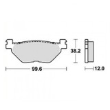Placute Frana Fata TRW Lucas MCB722 Moto